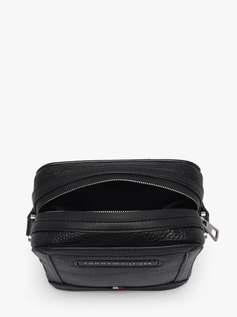 Cross Body Tas Tommy hilfiger Zwart central AM14011 ander zicht 3